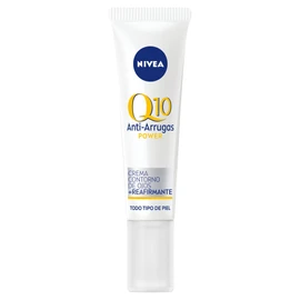 NIVEA Crema Reafirmante para el Contorno de Ojos Q10 (15 ml) - Tratamiento Antiarrugas, Estimula la Generación de Colágeno y Reduce las Líneas de Expresión - Ideal para Todo Tipo de Piel