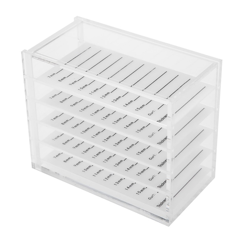 5 Layers Eyelash Extension Storage Box False Eyelash Display Makeup