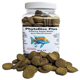 Brine Shrimp Direct PhytoDisc Plus Spirulina Algae Sinking Wafers, 8 oz
