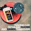 URO-Fiber Black & White Microfiber Blend Car Buffer Polisher Pads