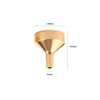 Leadigol 10pcs Small Metal Funnels Set,Mini Filling Funnel with 5