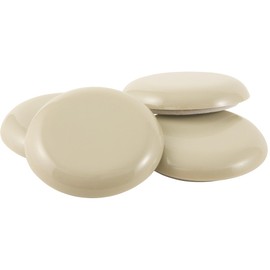 Super Sliders Self-Stick Furniture 1-3/4" Round Sliders for Carpeted Surfaces (4 piece)