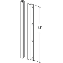 Defender Security U 9513 Latch Shield, 12 in., Steel, Gray, In-Swinging Doors