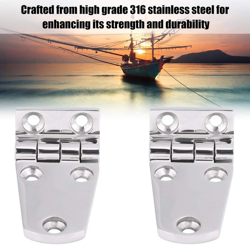 Marine Hinges-Stainless Hinges Marine-Acouto 2pcs Marine Boat Door Hinge,316 Stainless