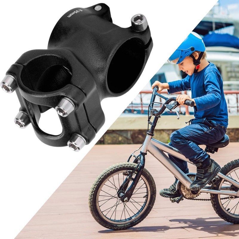 Dilwe Bicycle Short Shank, 25.4 x 35 mm Bicycle Handlebar