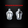 Ampper M8 Thread Male Zinc Battery Terminal Charging Posts, M8