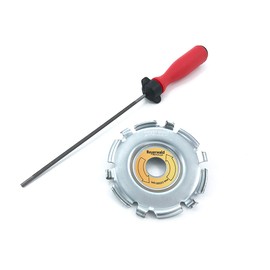 Bayerwald Woodcarver Set Including Round File, Milling Disc for Angle Grinder, File for Sharpening Woodcarver Included