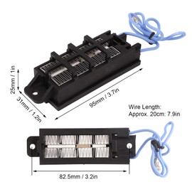 PTC Heater, 220 V 50 W High Precision Constant Temperature Energy Saving Car Fan Air Heater Constant Temperature Heating Element for Camping, Motorhome, Boat, Car Heater