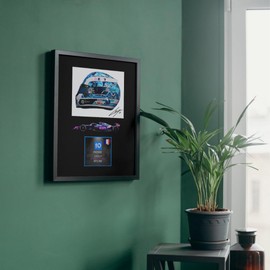 Lap Legends Pierre Gasly 2025 Framed Display Gift with Reproduced Digital Signature (Car)