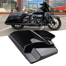 Pair of Side Cover Panels, Left Right Side fit for Harley Touring Models, Electra Glide, Street Glide, Road Glide, Road King, Ultra Classic 2009-2023 Gloss Black ABS Plastic