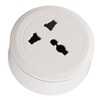 13A Power Track Socket Multifunctional White Round Surface Mounted Movable