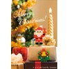 nanoblock christmas card (Santa Claus & wreath)