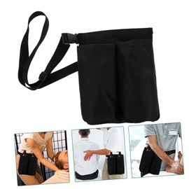 Totority Massage Bottle Storage Essential Oil Waist Bag Oxford Fabric Double Pouch Easy Access