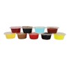 VIOVIA Tasting Cups W/LID 2 OZ - Disposable Plastic Portion