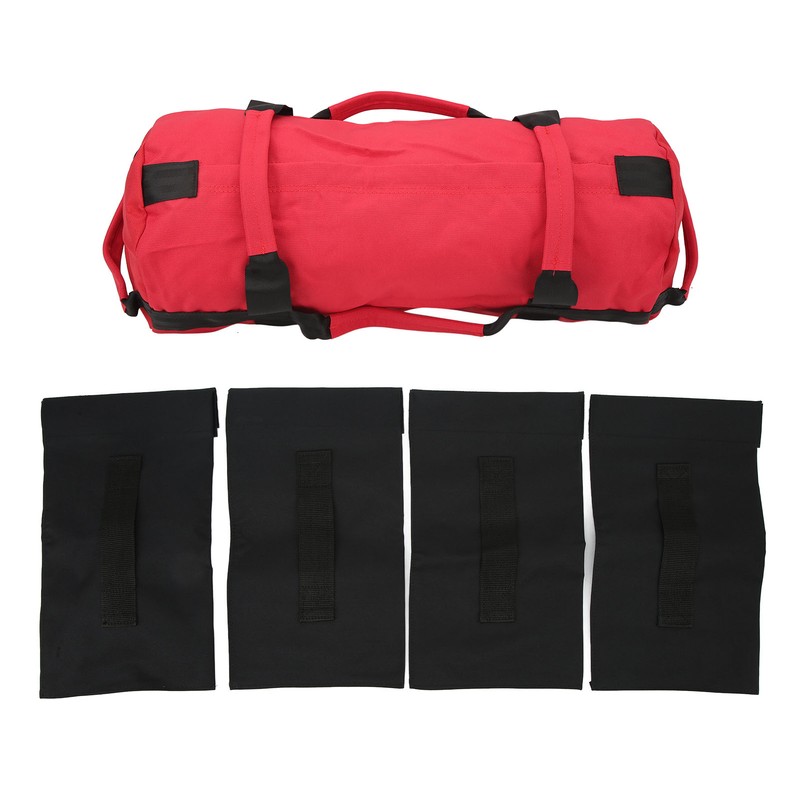 Workout Sandbag Oxford Fabric 6 Handles Easy Adjustment Multi Purpose