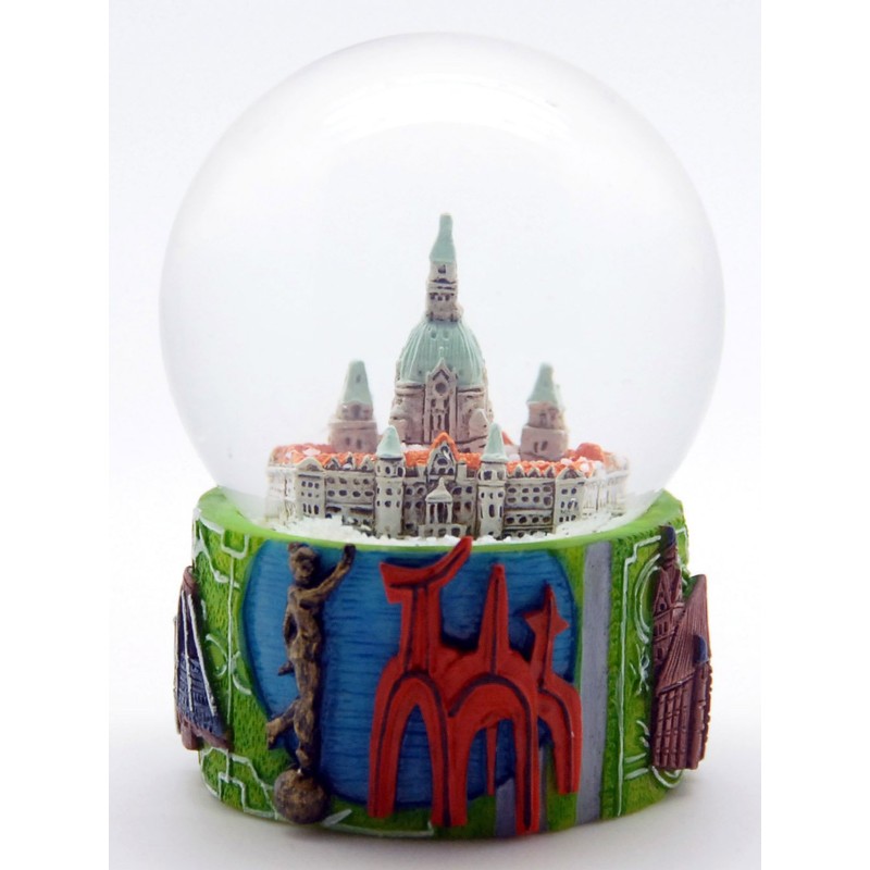 London Souvenir Snow Globe Town Hall Hannover No 30024