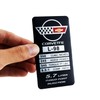 1Pc C4 Corvette 1990 L98 Engine ID Spec Metal Data