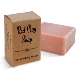 Soap Lift Red Clay Hand Soap (3.5 oz, 2 Pack)- Dark Brazilian Clay for Cleansing The Skin Of Oil, Dirt, And Grime With Moisturizing And Softening - Organic Oils, Free Of Sulfates Or Synthetics