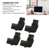 IEC320 C6 to C13 Power Adapter 90 Degree 2.5A‑10A 250V