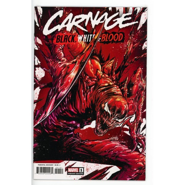CARNAGE: BLACK, WHITE & BLOOD #1 NEAR MINT 2021 CHECCHETTO