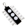 Tecno Pro Cross-Country Golf Tee Holder with 12 Tees &