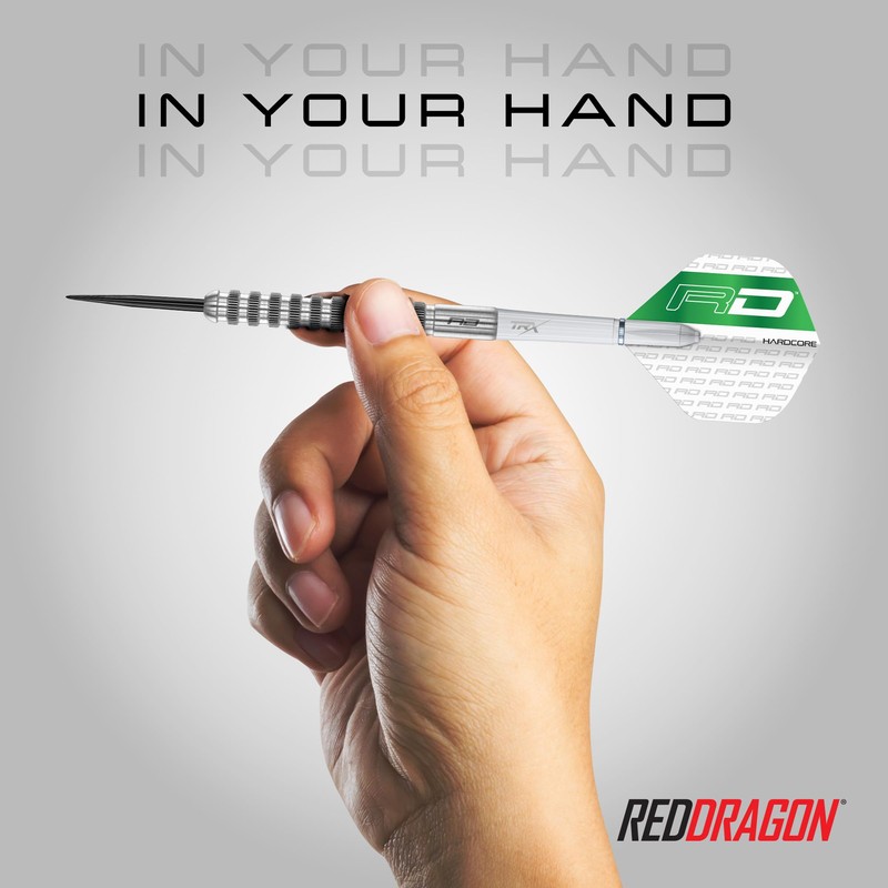 RED DRAGON Javelin Speedline 24g Premium Tungsten Steeltip Darts Set