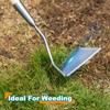 Berry&Bird Swoe Garden Hoe, 61.8'' Stainless Steel Long Handled 3