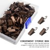 WMYCONGCONG 100 PCS Curtain Clips with Hooks, Small Heavy-Duty Hook