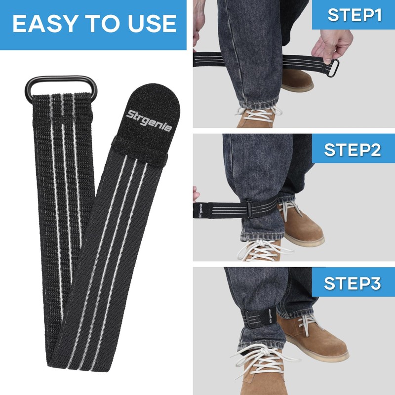 Elastic Ankle Straps, Cowboy Boot Straps, Adjustable Elastic Pant Leg