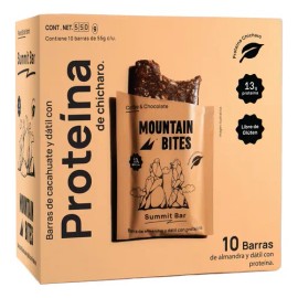 Barras De Proteina Mountain Bites Sabor Café Y Cacao                                                                                                  
