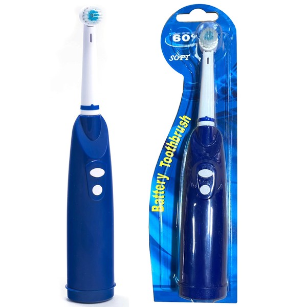 Battery Powered Electric Toothbrush Battery Operated Toothbrush for Adults and