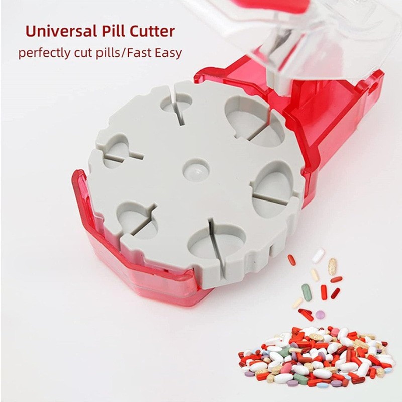 QPOIBSD Perfect Pill Cutter - Pill Splitters for Small or