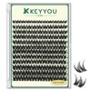 KEYYOULASH Lash Clusters Manga Lash Extension D Curl 120pcs 8-18mm