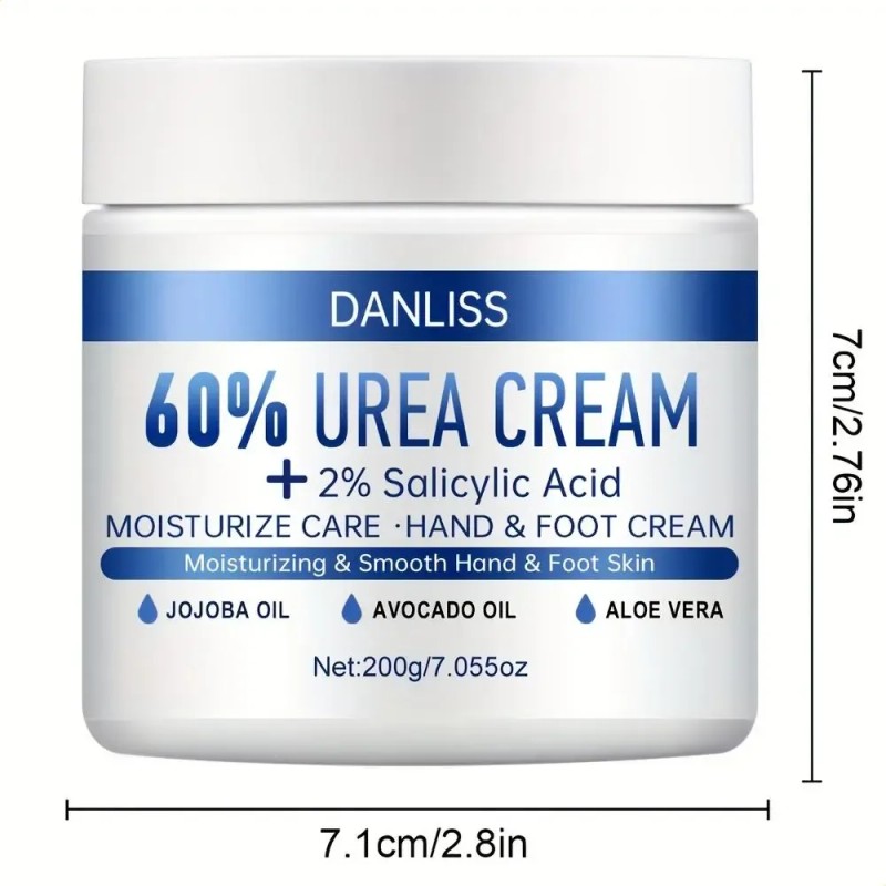 Crema Urea 60% Pies Y Manos - No Grasa, Absorción