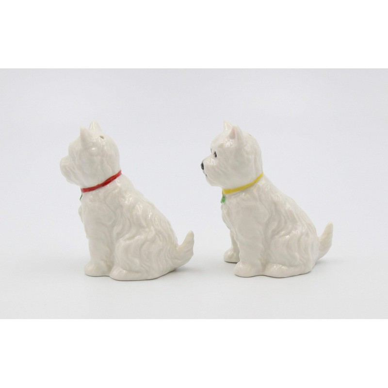 CG 20885 2.88" Ceramic Westie Dog Salt and Pepper Shaker,