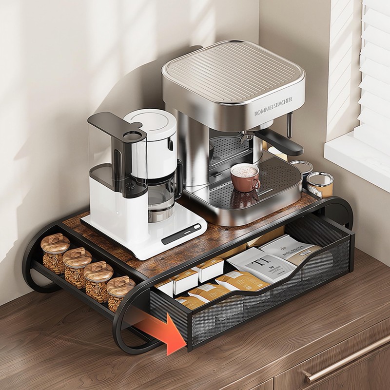 SANRETAHO Coffee Pod Holder, K Cup Storage Rack & Countertop