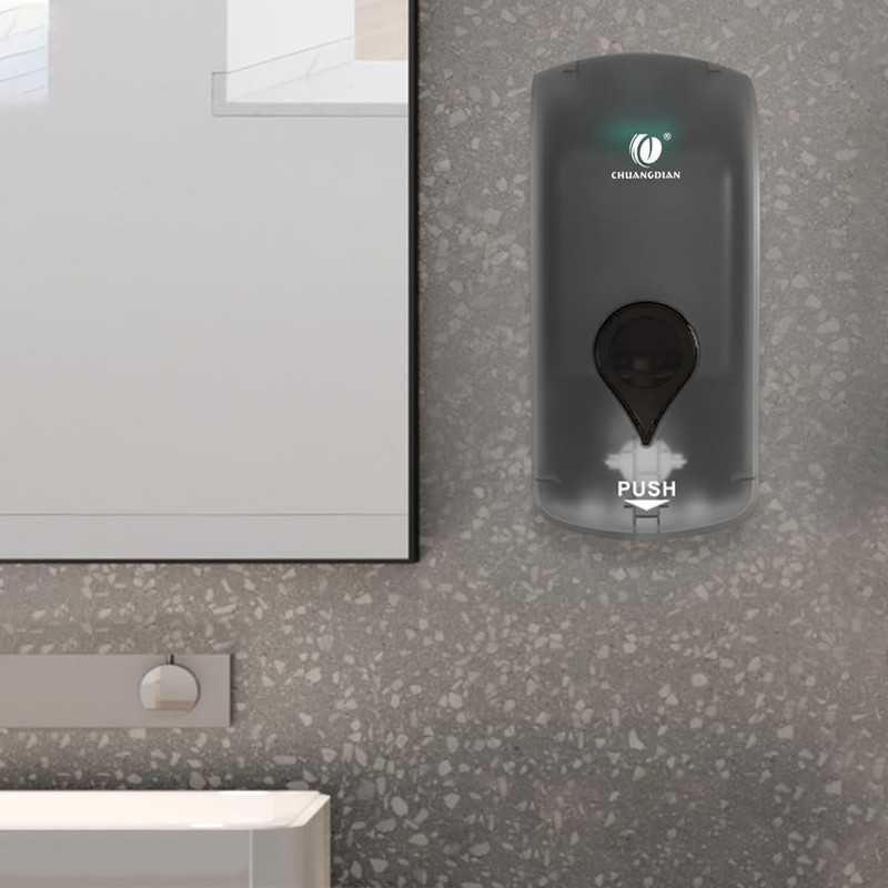 Foaming Hand Soap Dispenser, 35oz (1000ml) Manual Refillable Wall Mount