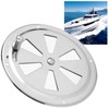 4in Air Ventilator Cover Stainless Steel Round Louvered Lid for