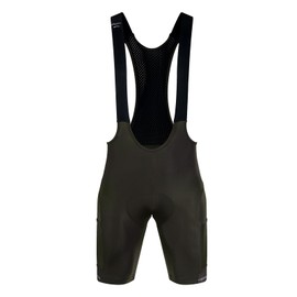 Santic Men's Cycling Bib Shorts 4D Padded Breathable Road Bike Cycling Bibs Biking Bicycle Gel Long Travel, Brown-5176, Small