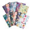12 Pack Floral Mini Pocket Notepad, Colorful Small Flower Cover