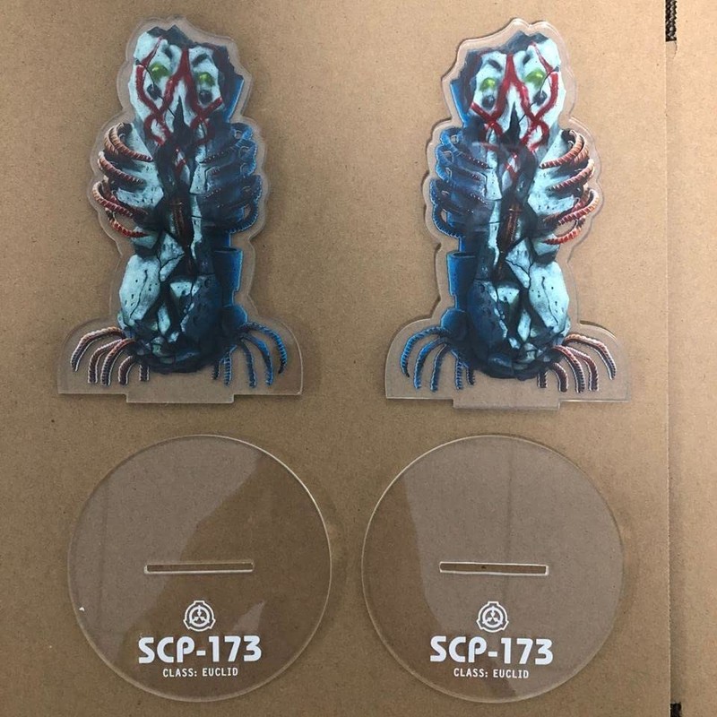 Paranormal Activity Books SCP Foundation SCP-173 The Sculpture Acrylic Model