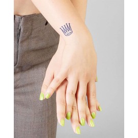 Inkbox Temporary Tattoos, Semi-Permanent Tattoo, One Premium Easy Long Lasting, Waterproof Temp Tattoo with For Now Ink - Lasts 1-2 Weeks, Long Live, 2 x 2 in