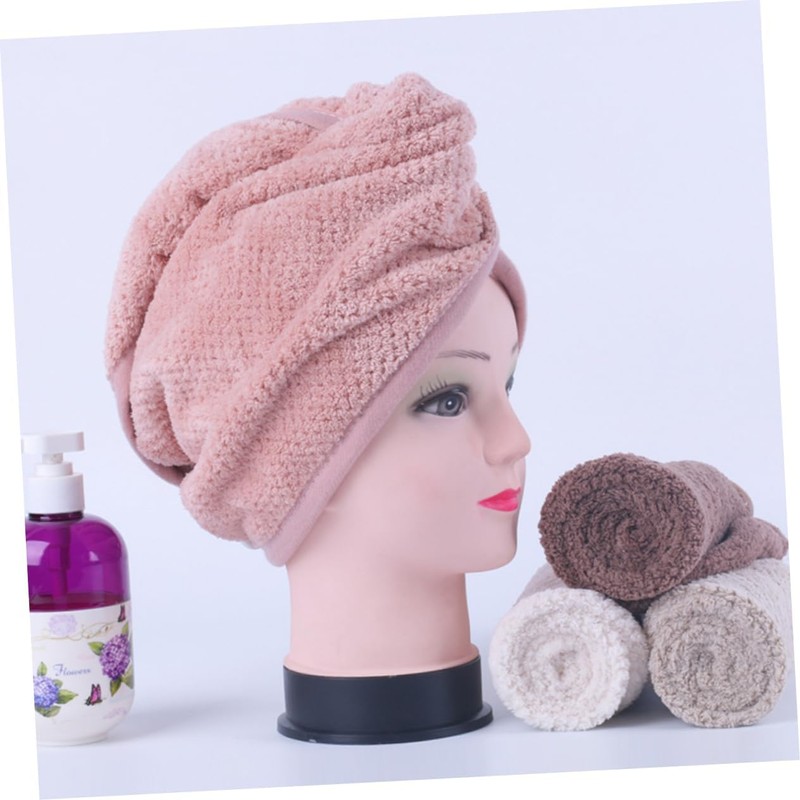 FRCOLOR 2piezas Toalla Microfibra para Cabello Gorro para Secar Alta