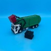 Model Scenery World 2 Dumpsters for Greenlight Mack Refuse Truck