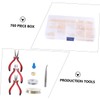 IWOWHERO 768pcs DIY Jewelry Making Tools Kit with Pliers Tweezers
