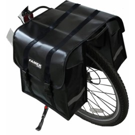 FAMEX RIDE® Double Pannier Bag Shopping Waterproof Bicycle Bicycle Cycle Bike Shopping Bag