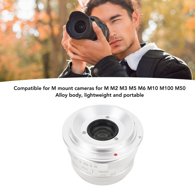 25mm F1.8 Mark II Large Aperture APS‑C Manual Focus Fixed