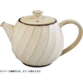 World Create Indigo Flower Hasami Ware Twist Pot, Black Glaze, Size (W x D x H): Approx. 4.3 x 6.9 x 4.3 inches (11 x 17.5 x 11 cm) 11474