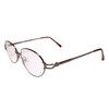 Genuine Vintage Gunmetal Frame Womens Bifocal Reader Oval 1.25 Reading
