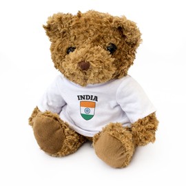 NEW - India Flag Teddy Bear - Indian Fan Gift Present Birthday Diwali